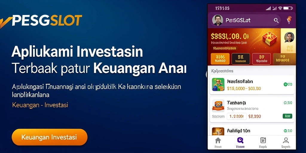 Antarmuka PESGSLOT yang ramah pengguna untuk investasi.